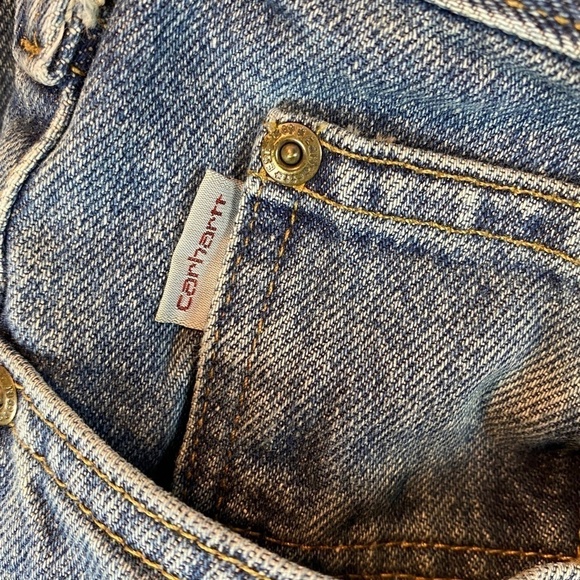 Carhartt Relaxed Fit Blue Jeans Mens 48X32 - Heavy Denim - Picture 6 of 7